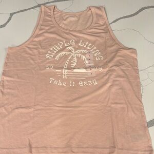 Simple Living Pink Tank Top